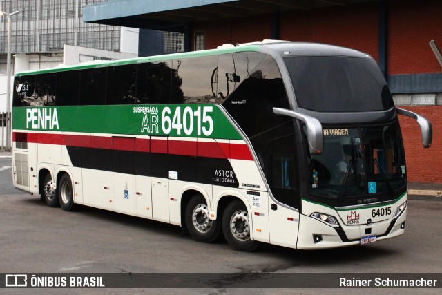 Empresa de Ônibus Nossa Senhora da Penha 64015 na cidade de Porto Alegre, Rio Grande do Sul, Brasil, por Rainer Schumacher. ID da foto: 12066496.