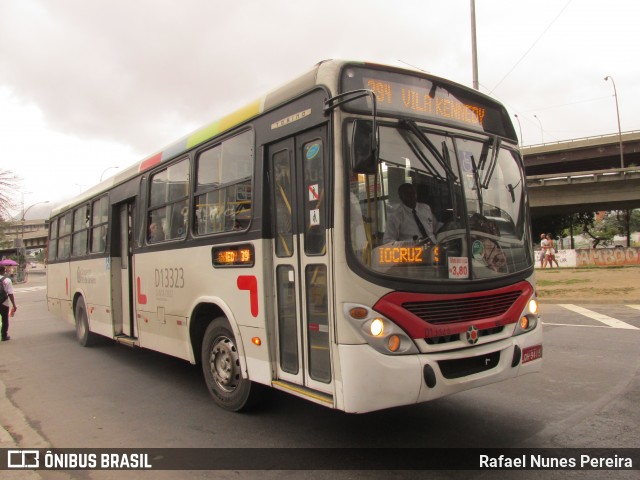 Transportes Barra D13323 na cidade de Rio de Janeiro, Rio de Janeiro, Brasil, por Rafael Nunes Pereira. ID da foto: 12068132.