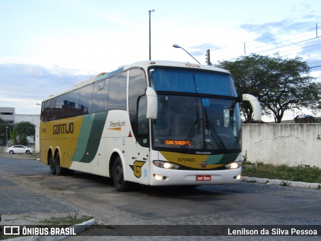 Empresa Gontijo de Transportes 17140 na cidade de Caruaru, Pernambuco, Brasil, por Lenilson da Silva Pessoa. ID da foto: 12067801.