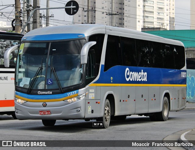 Viação Cometa 11217 na cidade de São Paulo, São Paulo, Brasil, por Moaccir  Francisco Barboza. ID da foto: 12067863.