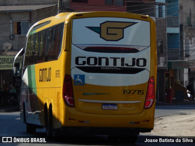 Empresa Gontijo de Transportes 19715 na cidade de Timóteo, Minas Gerais, Brasil, por Joase Batista da Silva. ID da foto: 12067293.