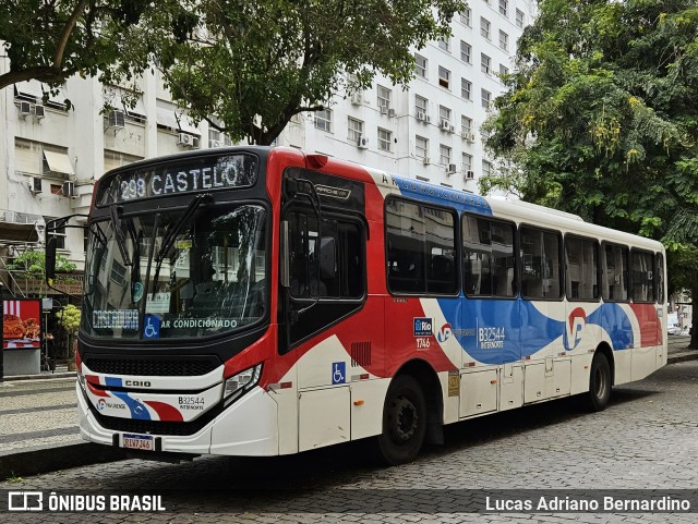 Viação Pavunense B32544 na cidade de Rio de Janeiro, Rio de Janeiro, Brasil, por Lucas Adriano Bernardino. ID da foto: 12065866.