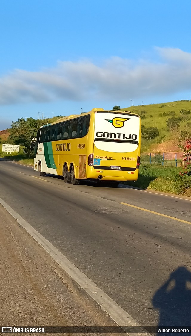 Empresa Gontijo de Transportes 14820 na cidade de Governador Valadares, Minas Gerais, Brasil, por Wilton Roberto. ID da foto: 12068187.