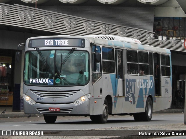Transriver Transporte B20 na cidade de Rio de Janeiro, Rio de Janeiro, Brasil, por Rafael da Silva Xarão. ID da foto: 12068102.