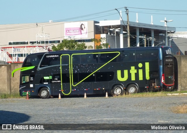 UTIL - União Transporte Interestadual de Luxo 20102 na cidade de Juiz de Fora, Minas Gerais, Brasil, por Welison Oliveira. ID da foto: 12067875.