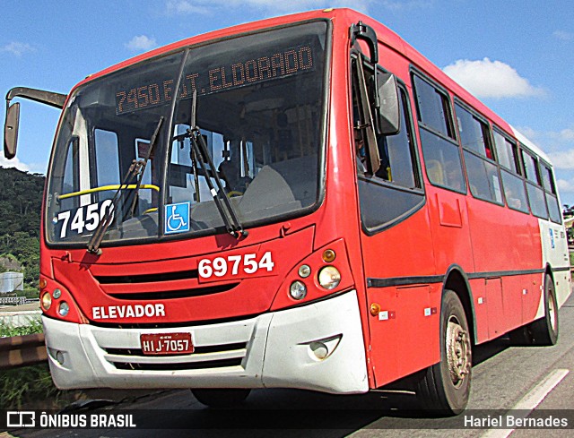 Viação Santa Edwiges 69754 na cidade de Contagem, Minas Gerais, Brasil, por Hariel Bernades. ID da foto: 12066558.