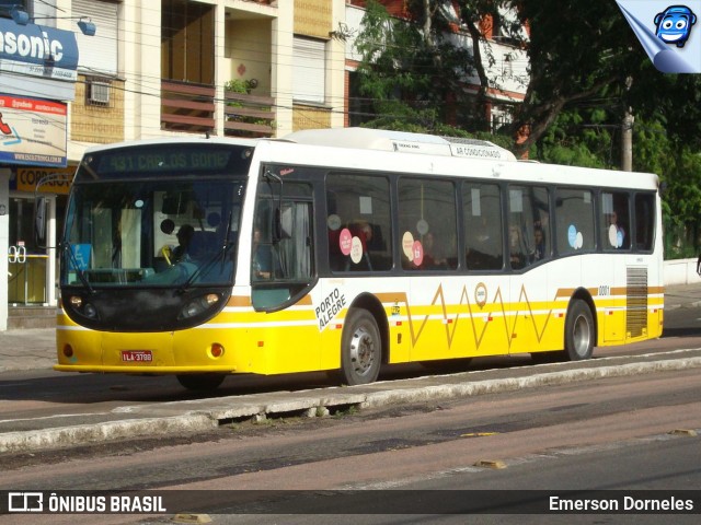 Companhia Carris Porto-Alegrense 0001 na cidade de Porto Alegre, Rio Grande do Sul, Brasil, por Emerson Dorneles. ID da foto: 12066211.