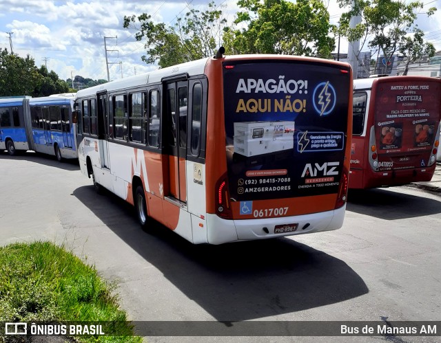 Expresso Coroado 0617007 na cidade de Manaus, Amazonas, Brasil, por Bus de Manaus AM. ID da foto: 12068180.