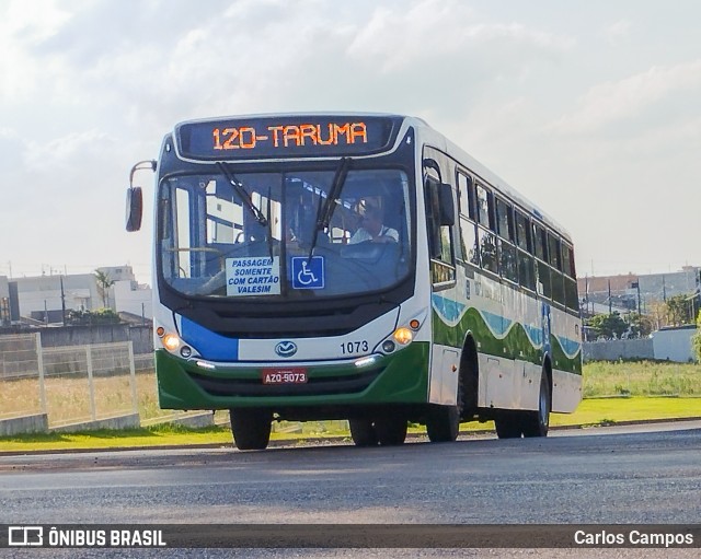 Pioneira Transportes 1073 na cidade de Cascavel, Paraná, Brasil, por Carlos Campos. ID da foto: 12065897.