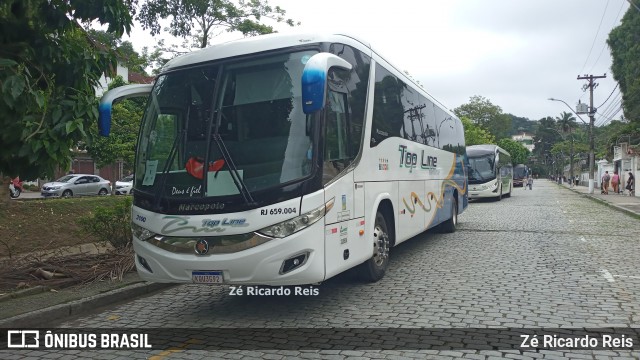 Top Line Turismo RJ 659.004 na cidade de Petrópolis, Rio de Janeiro, Brasil, por Zé Ricardo Reis. ID da foto: 12066722.