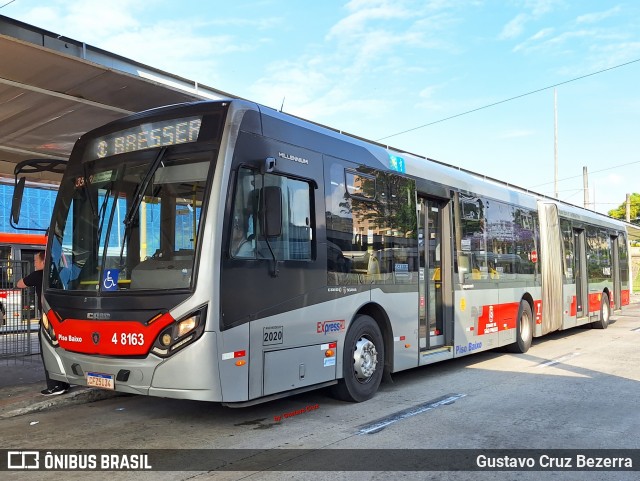 Express Transportes Urbanos Ltda 4 8163 na cidade de São Paulo, São Paulo, Brasil, por Gustavo Cruz Bezerra. ID da foto: 12067253.