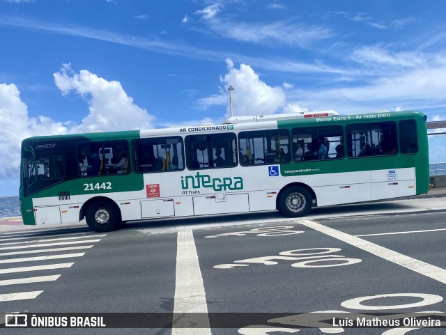OT Trans - Ótima Salvador Transportes 21442 na cidade de Salvador, Bahia, Brasil, por Luís Matheus Oliveira. ID da foto: 12066047.