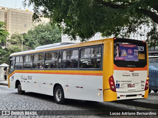 Transportes Paranapuan B10058 na cidade de Rio de Janeiro, Rio de Janeiro, Brasil, por Lucas Adriano Bernardino. ID da foto: 12065864.