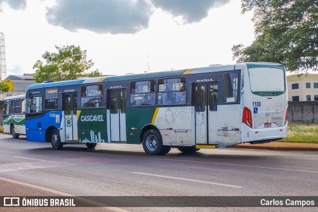 Pioneira Transportes 1103 na cidade de Cascavel, Paraná, Brasil, por Carlos Campos. ID da foto: 12065907.