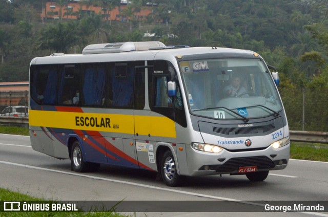 Transvandir Escolar e locadora 2214 na cidade de Santa Isabel, São Paulo, Brasil, por George Miranda. ID da foto: 12067541.