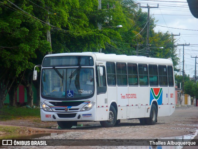 Transnacional Transportes Urbanos 08072 na cidade de Natal, Rio Grande do Norte, Brasil, por Thalles Albuquerque. ID da foto: 12066183.