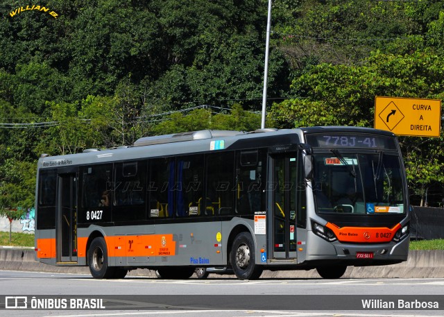 TRANSPPASS - Transporte de Passageiros 8 0427 na cidade de São Paulo, São Paulo, Brasil, por Willian Barbosa. ID da foto: 12067036.