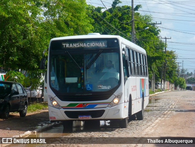 Transnacional Transportes Urbanos 08036 na cidade de Natal, Rio Grande do Norte, Brasil, por Thalles Albuquerque. ID da foto: 12066186.