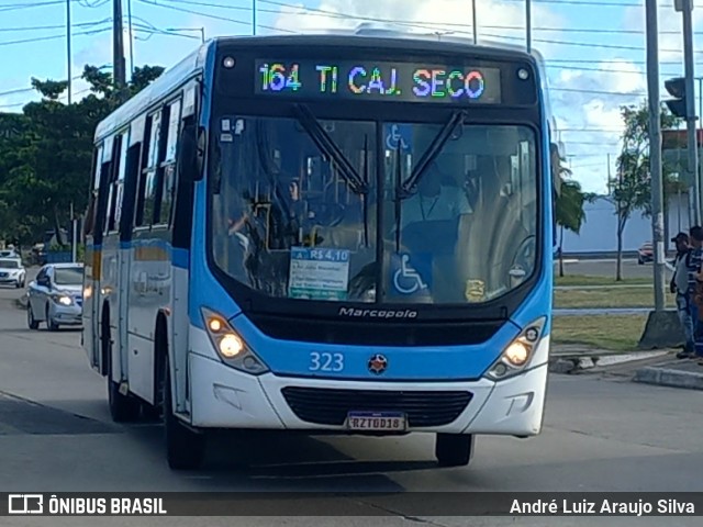 Expresso Vera Cruz 323 na cidade de Jaboatão dos Guararapes, Pernambuco, Brasil, por André Luiz Araujo Silva. ID da foto: 12068124.
