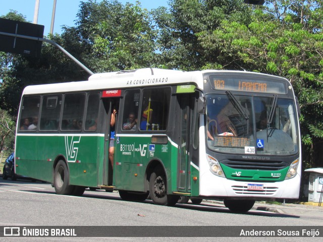 Viação VG B31100 na cidade de Rio de Janeiro, Rio de Janeiro, Brasil, por Anderson Sousa Feijó. ID da foto: 12067929.