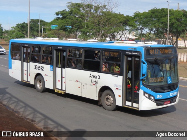 Urbi Mobilidade Urbana 335592 na cidade de Riacho Fundo II, Distrito Federal, Brasil, por Ages Bozonel. ID da foto: 12066305.