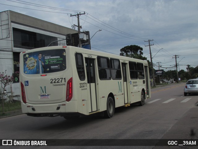 Viação Tamandaré 22271 na cidade de Curitiba, Paraná, Brasil, por GDC __39AM. ID da foto: 12066318.