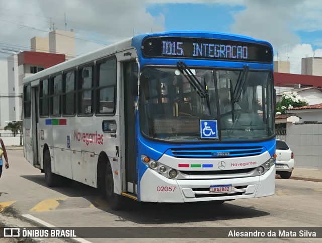 Consórcio Navegantes - 02 > Viação São Jorge > Transurb Transporte Urbano 02057 na cidade de João Pessoa, Paraíba, Brasil, por Alesandro da Mata Silva . ID da foto: 12066706.