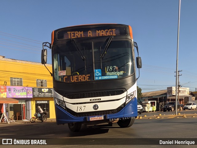 União Transportes 187 na cidade de Várzea Grande, Mato Grosso, Brasil, por Daniel Henrique. ID da foto: 12066276.