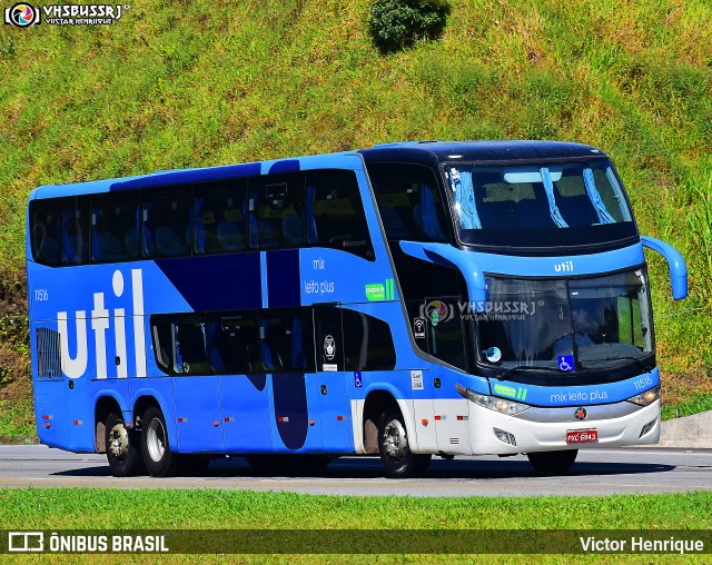 UTIL - União Transporte Interestadual de Luxo 11516 na cidade de Petrópolis, Rio de Janeiro, Brasil, por Victor Henrique. ID da foto: 12067611.