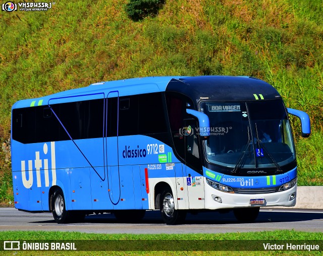 UTIL - União Transporte Interestadual de Luxo 9712 na cidade de Petrópolis, Rio de Janeiro, Brasil, por Victor Henrique. ID da foto: 12067575.
