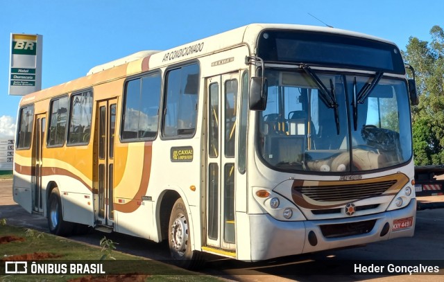 Ônibus Particulares 4491 na cidade de Campinorte, Goiás, Brasil, por Heder Gonçalves. ID da foto: 12066392.