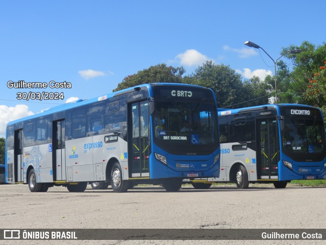 BRT Sorocaba Concessionária de Serviços Públicos SPE S/A 3407 na cidade de Sorocaba, São Paulo, Brasil, por Guilherme Costa. ID da foto: 12067141.