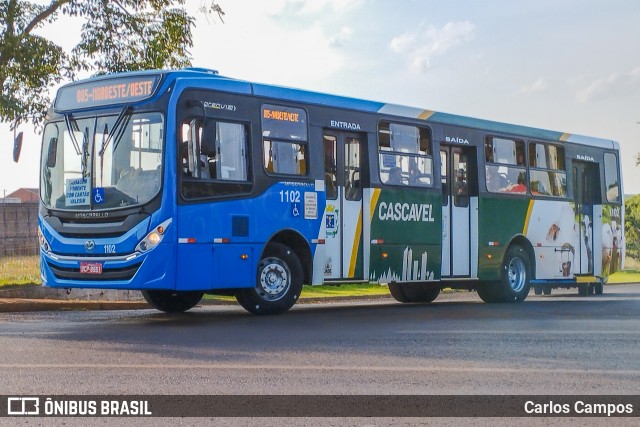 Pioneira Transportes 1102 na cidade de Cascavel, Paraná, Brasil, por Carlos Campos. ID da foto: 12065918.