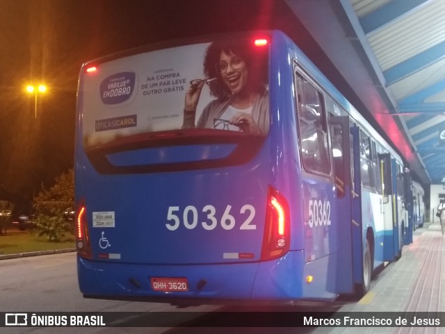 Transol Transportes Coletivos 50362 na cidade de Florianópolis, Santa Catarina, Brasil, por Marcos Francisco de Jesus. ID da foto: 12066123.