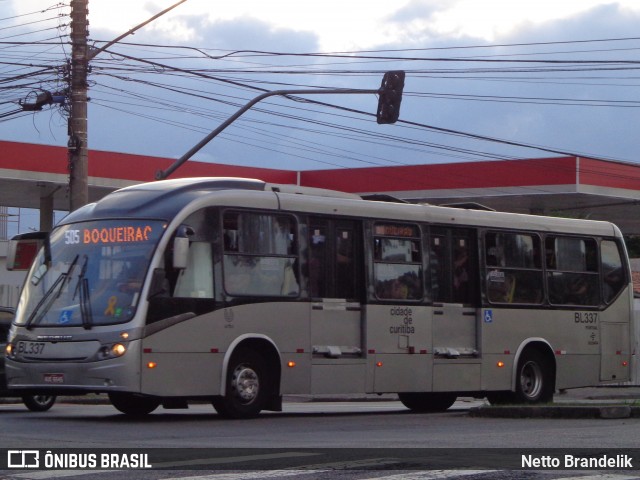 Transporte Coletivo Glória BL337 na cidade de Curitiba, Paraná, Brasil, por Netto Brandelik. ID da foto: 12068157.