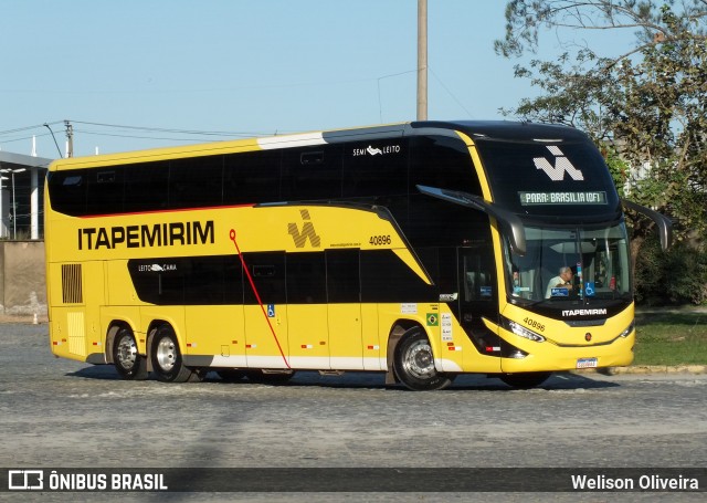 Viação Nova Itapemirim 40896 na cidade de Juiz de Fora, Minas Gerais, Brasil, por Welison Oliveira. ID da foto: 12067751.