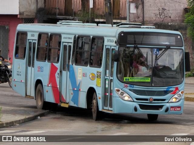 Rota Sol > Vega Transporte Urbano 35153 na cidade de Fortaleza, Ceará, Brasil, por Davi Oliveira. ID da foto: 12067645.