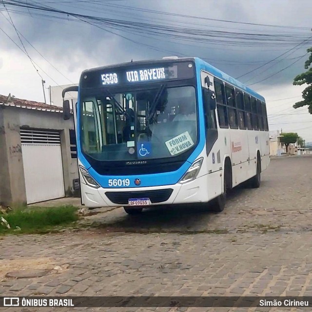 Rodoviária Santa Rita > SIM - Sistema Integrado Metropolitano > TR Transportes 56019 na cidade de Santa Rita, Paraíba, Brasil, por Simão Cirineu. ID da foto: 12068148.