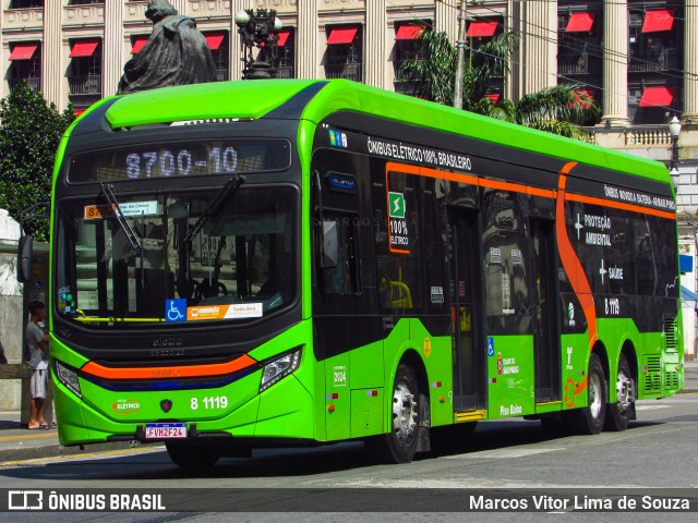 TRANSPPASS - Transporte de Passageiros 8 1119 na cidade de São Paulo, São Paulo, Brasil, por Marcos Vitor Lima de Souza. ID da foto: 12066738.