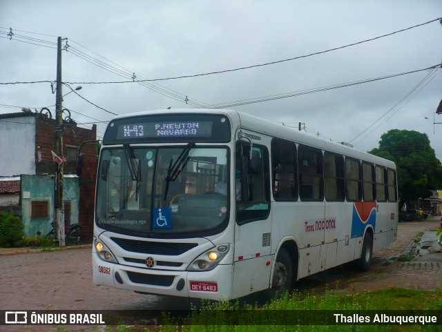 Transnacional Transportes Urbanos 08062 na cidade de Natal, Rio Grande do Norte, Brasil, por Thalles Albuquerque. ID da foto: 12066018.