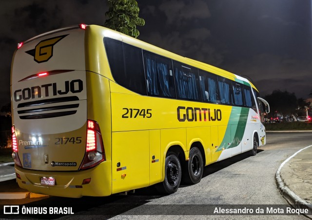 Empresa Gontijo de Transportes 21745 na cidade de Brasília, Distrito Federal, Brasil, por Alessandro da Mota Roque. ID da foto: 12067925.