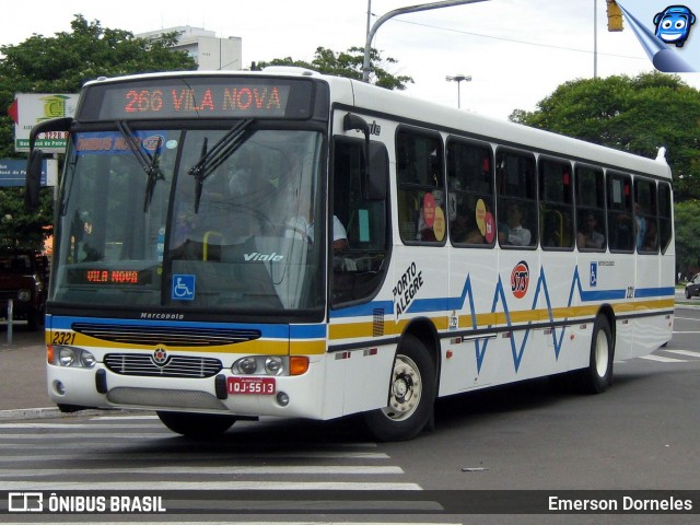 Viação Belém Novo 2321 na cidade de Porto Alegre, Rio Grande do Sul, Brasil, por Emerson Dorneles. ID da foto: 12066232.