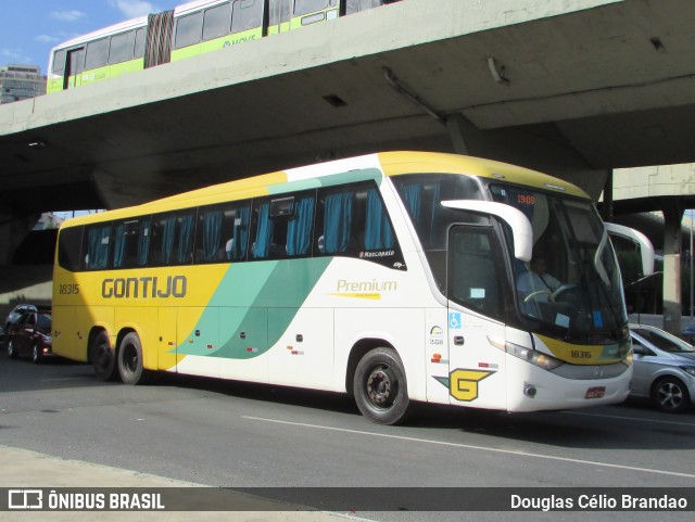 Empresa Gontijo de Transportes 18315 na cidade de Belo Horizonte, Minas Gerais, Brasil, por Douglas Célio Brandao. ID da foto: 12066607.