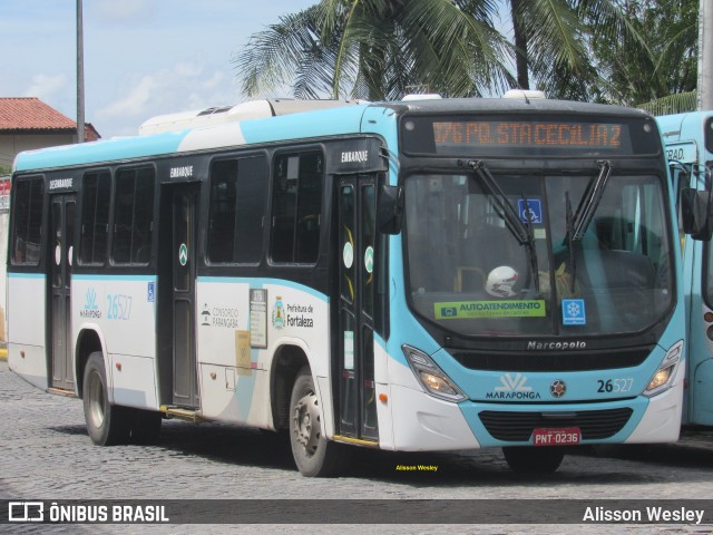 Maraponga Transportes 26527 na cidade de Fortaleza, Ceará, Brasil, por Alisson Wesley. ID da foto: 12067204.