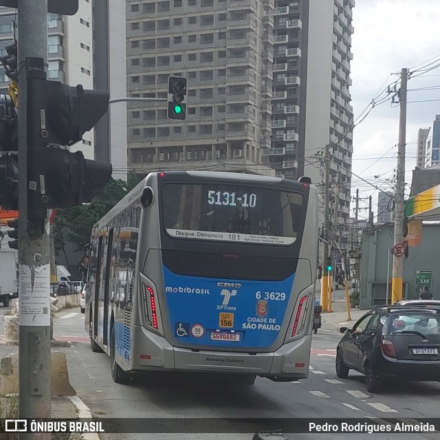 Viação Paratodos > São Jorge > Metropolitana São Paulo > Mobibrasil 6 3629 na cidade de São Paulo, São Paulo, Brasil, por Pedro Rodrigues Almeida. ID da foto: 12066514.
