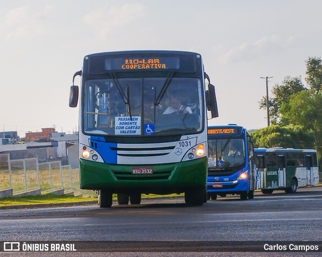 Pioneira Transportes 1031 na cidade de Cascavel, Paraná, Brasil, por Carlos Campos. ID da foto: 12065914.
