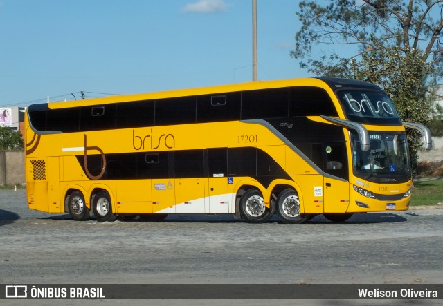 Brisa Ônibus 17201 na cidade de Juiz de Fora, Minas Gerais, Brasil, por Welison Oliveira. ID da foto: 12067803.