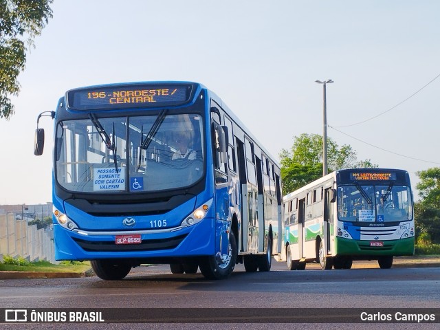 Pioneira Transportes 1105 na cidade de Cascavel, Paraná, Brasil, por Carlos Campos. ID da foto: 12065920.