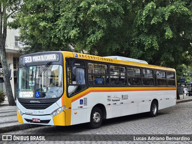 Transportes Paranapuan B10058 na cidade de Rio de Janeiro, Rio de Janeiro, Brasil, por Lucas Adriano Bernardino. ID da foto: 12065865.