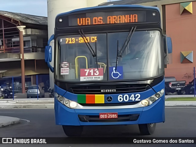 Viação Atalaia Transportes 6042 na cidade de Aracaju, Sergipe, Brasil, por Gustavo Gomes dos Santos. ID da foto: 12066084.
